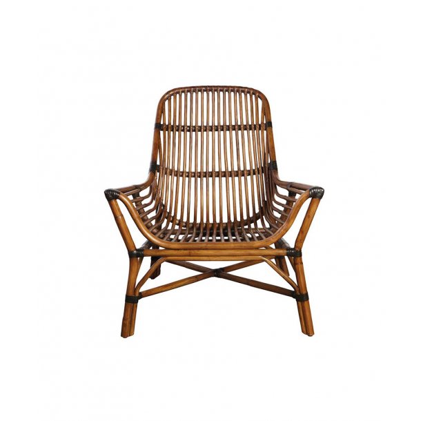 HOUSE DOCTOR Colony lounge chair natural colored rattan Living